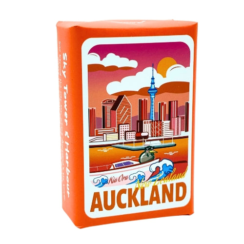 Kiwilove Artist Scented Soap 200g – Sky Tower & Harbour