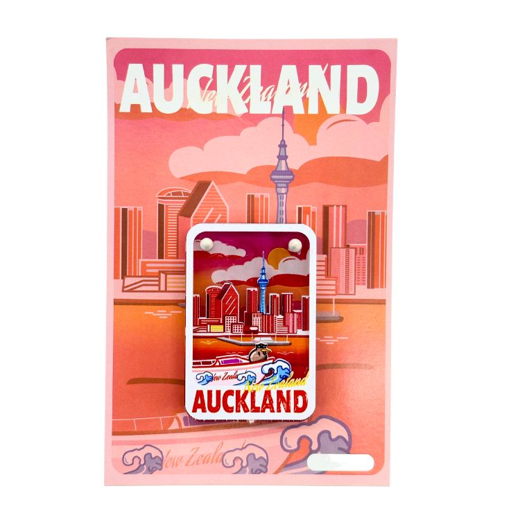 Sky Tower & Harbour – 3D Split Ceramic Fridge Magnet
