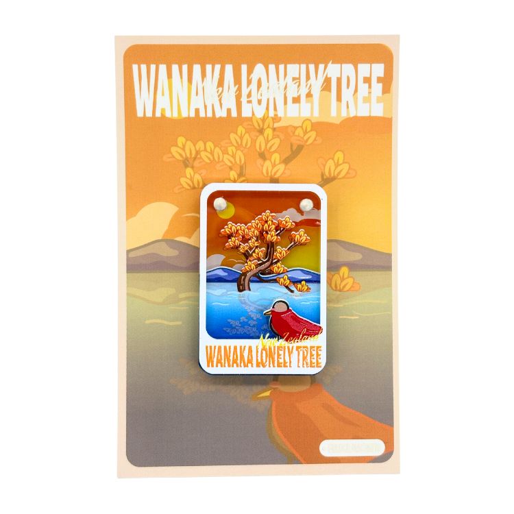 Beauty in Solitary (Wanaka Tree) – 3D Split Ceramic Fridge Magnet