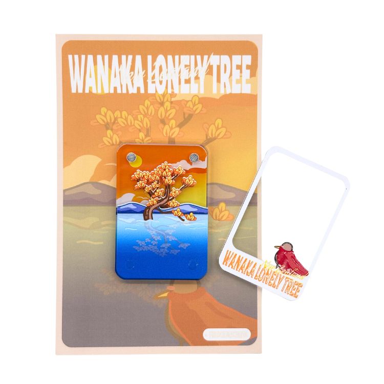Beauty in Solitary (Wanaka Tree) – 3D Split Ceramic Fridge Magnet