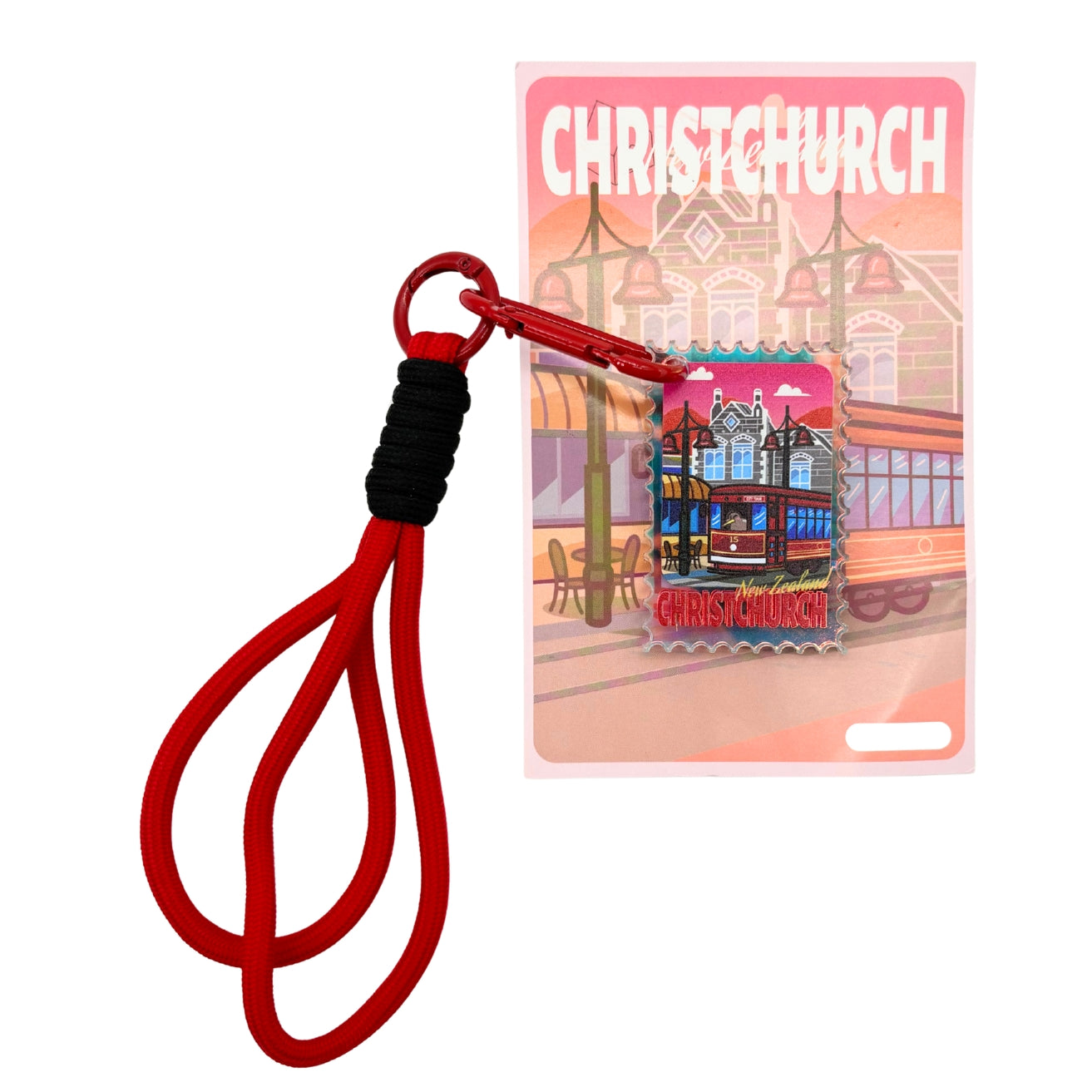 Tram of the Garden City – Iridescent Colour-Changing Keychain