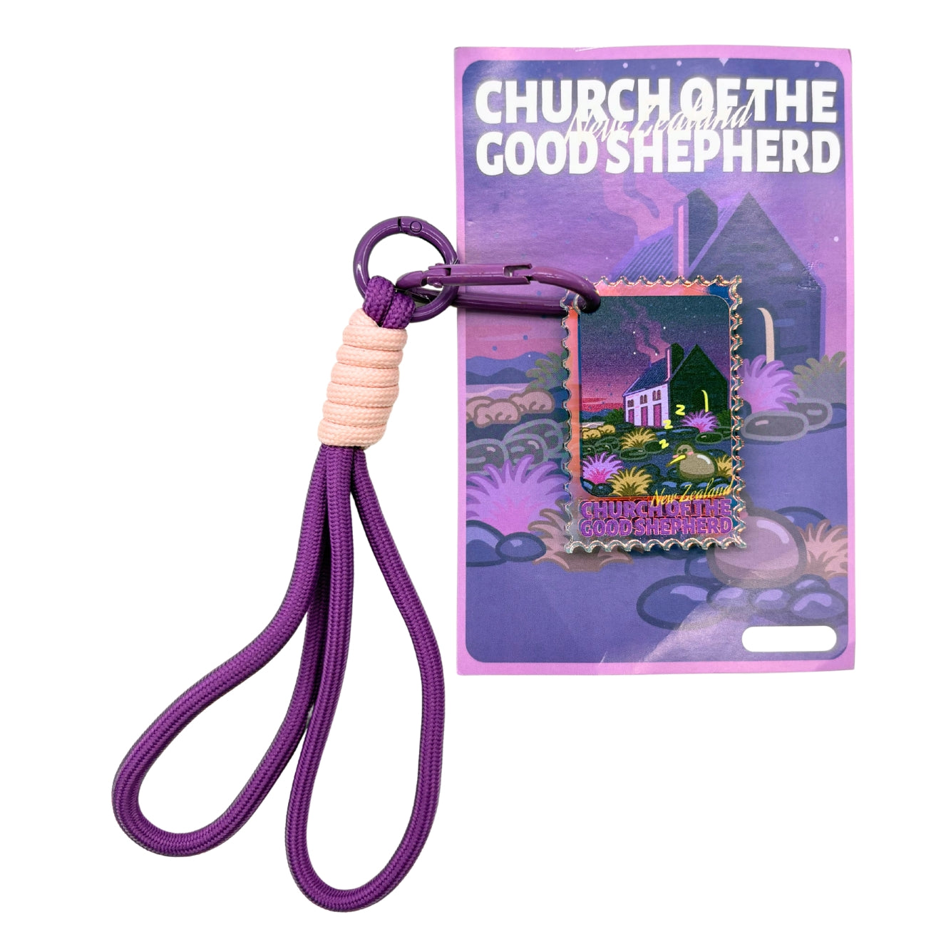 Chapel Under the Stars – Iridescent Colour-Changing Keychain