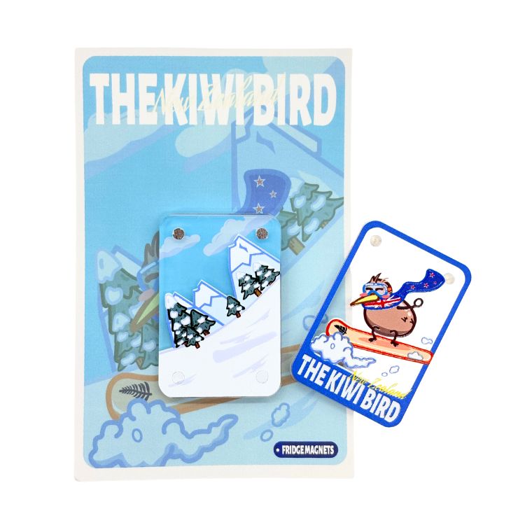 Kiwi Holiday – 3D Split Ceramic Fridge Magnet